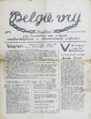 Strijdblad België Vrij, 1941