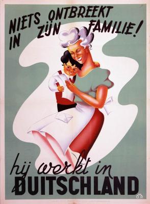 Propaganda tewerkstelling Duitsland, Tweede Wereldoorlog