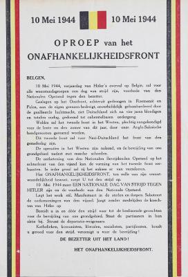 Oproep Onafhankelijkheidsfront, 10 mei 1944