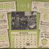 Kalender voor 1958 met foto's Koninklijke bezoeken