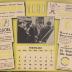 Kalender voor 1958 met foto's Koninklijke bezoeken