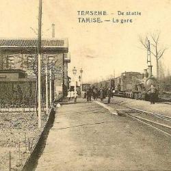 Spoorlijn 54 Mechelen - Terneuzen, oud station Temse