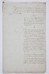 Programma plechtigheden bezoek koning Willem, 10 mei 1823