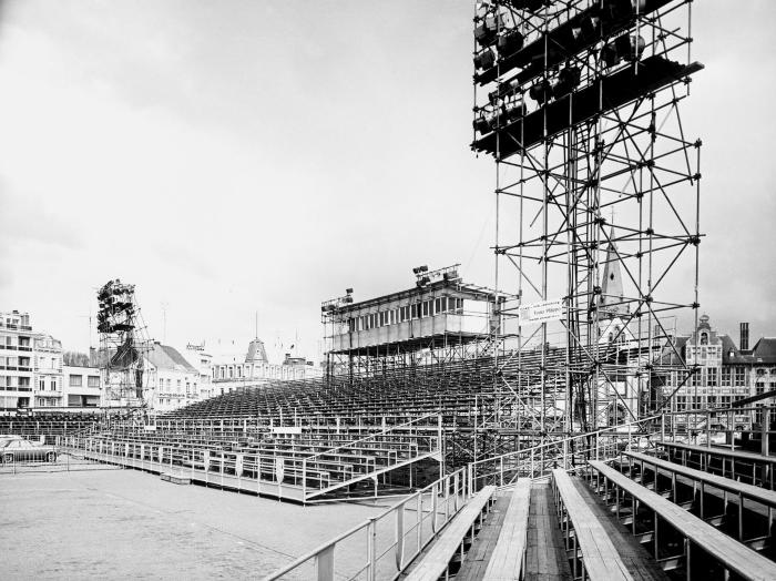 Reynaertspel 1973, tribunes en geluid- en lichtinstallaties