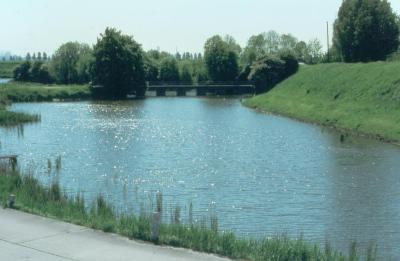 Gracht van het fort van Liefkenshoek