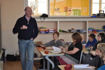 KAHOSL - Stadsarchief Lokeren - Nico Van Campenhout geeft les