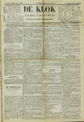 De Klok van het Land van Waes 03/10/1897