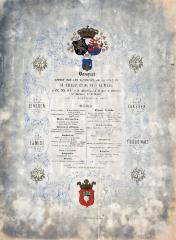 Banket koninklijk bezoek Sint-Niklaas, 17 september 1865