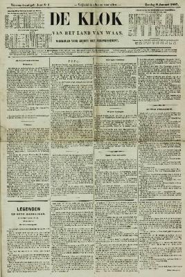 De Klok van het Land van Waes 09/01/1887