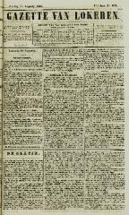 Gazette van Lokeren 19/08/1860