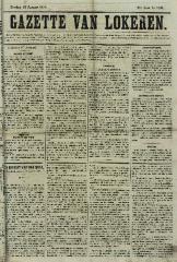 Gazette van Lokeren 18/01/1874