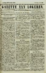 Gazette van Lokeren 30/11/1851