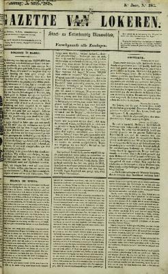 Gazette van Lokeren 26/03/1848