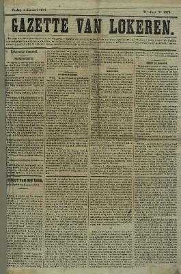 Gazette van Lokeren 04/01/1874