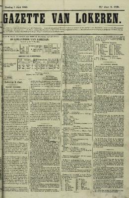 Gazette van Lokeren 07/06/1868