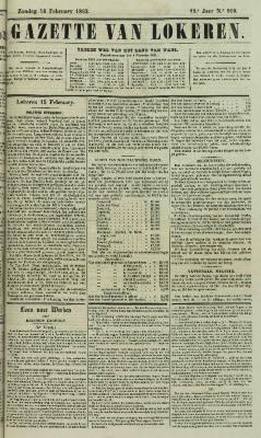 Gazette van Lokeren 16/02/1862