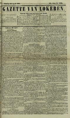 Gazette van Lokeren 24/04/1864