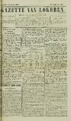 Gazette van Lokeren 15/04/1860