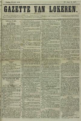 Gazette van Lokeren 10/07/1870