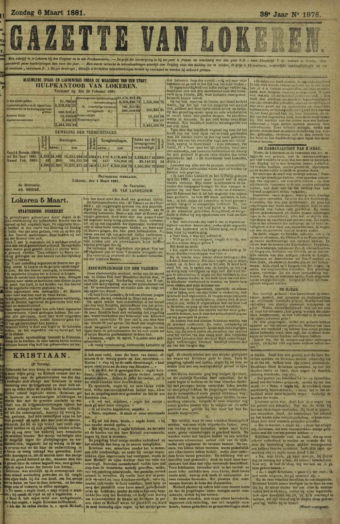 Gazette van Lokeren 06/03/1881