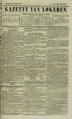 Gazette van Lokeren 30/06/1861