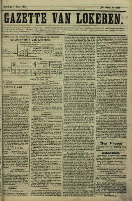 Gazette van Lokeren 07/06/1874