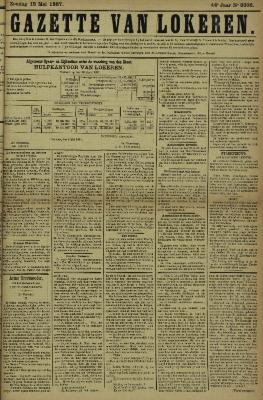Gazette van Lokeren 15/05/1887