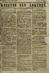 Gazette van Lokeren 25/11/1849