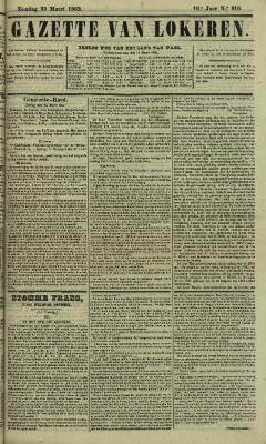 Gazette van Lokeren 30/03/1862