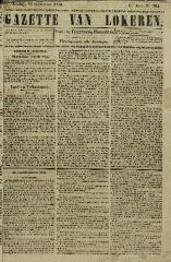 Gazette van Lokeren 23/09/1849