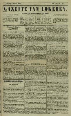 Gazette van Lokeren 08/03/1863