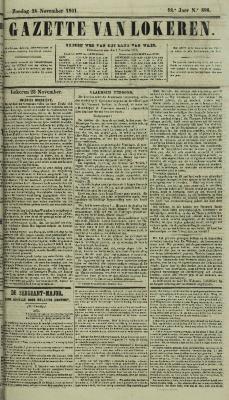 Gazette van Lokeren 24/11/1861