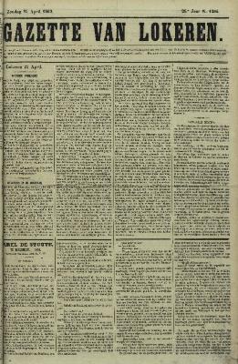 Gazette van Lokeren 25/04/1869