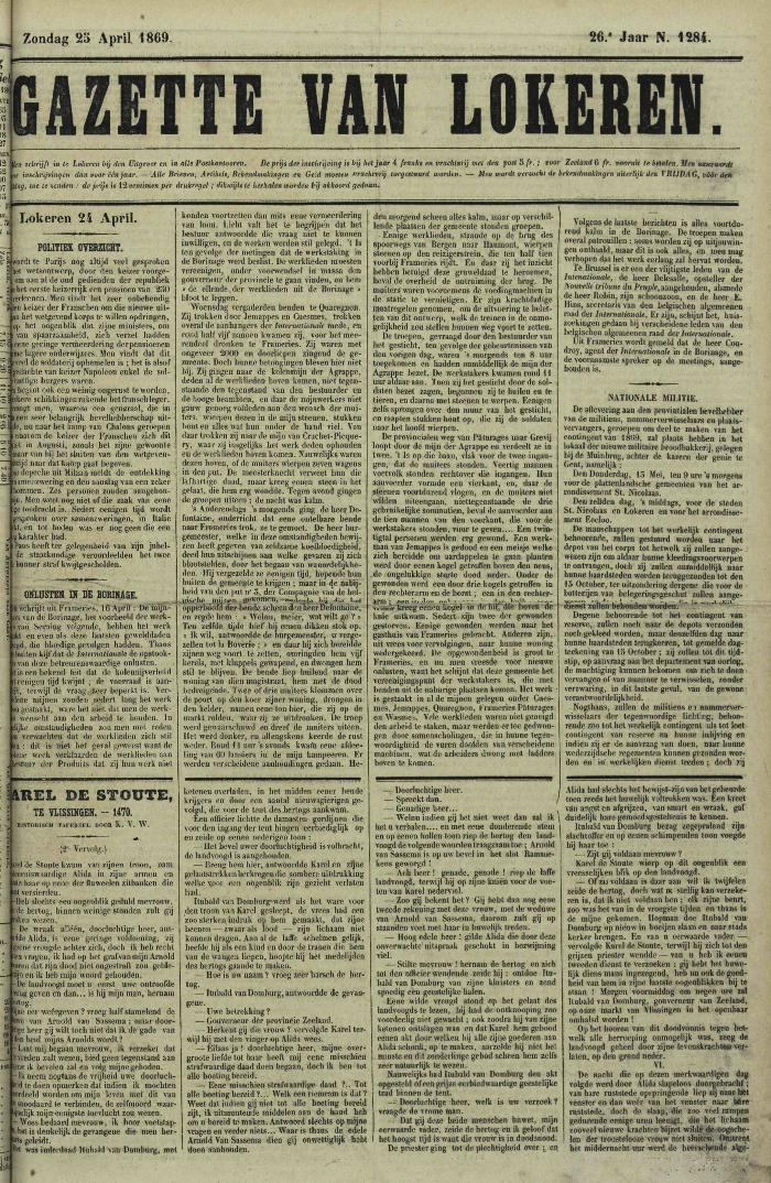 Gazette van Lokeren 25/04/1869