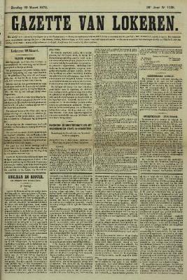 Gazette van Lokeren 23/03/1873