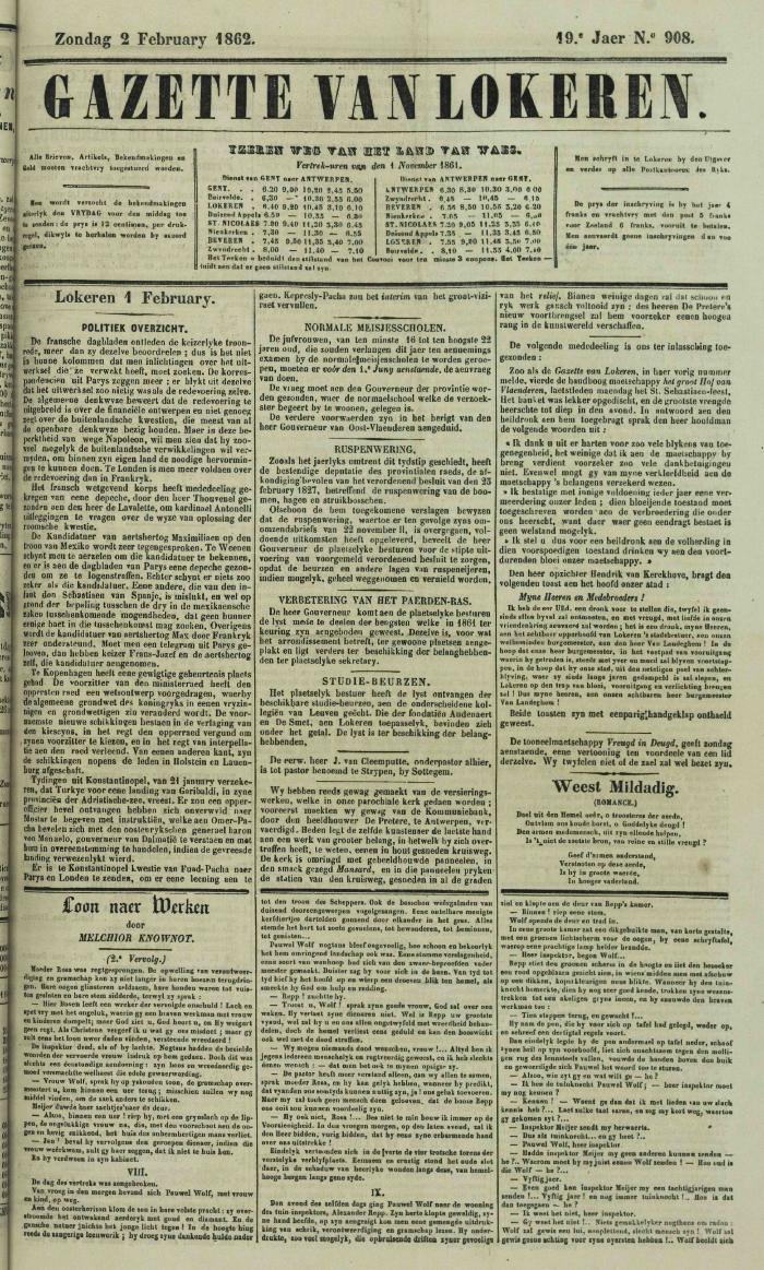 Gazette van Lokeren 02/02/1862