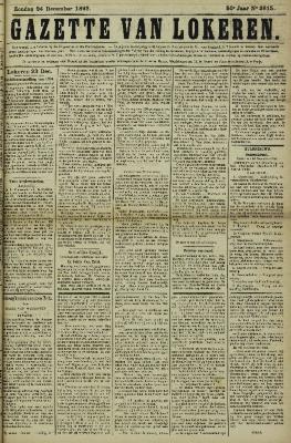 Gazette van Lokeren 24/12/1893