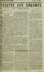 Gazette van Lokeren 16/04/1848