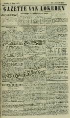 Gazette van Lokeren 07/07/1861