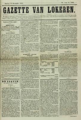 Gazette van Lokeren 10/12/1865