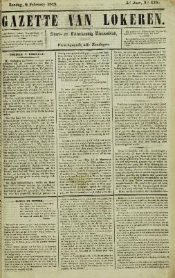 Gazette van Lokeren 06/02/1848