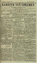 Gazette van Lokeren 18/08/1861