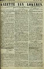 Gazette van Lokeren 14/01/1849