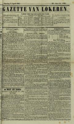 Gazette van Lokeren 03/04/1864