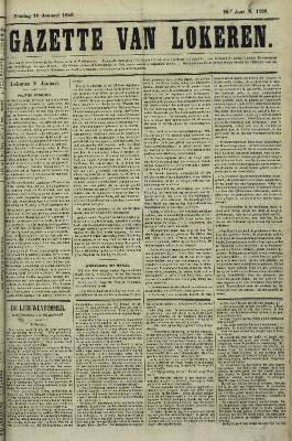 Gazette van Lokeren 10/01/1869