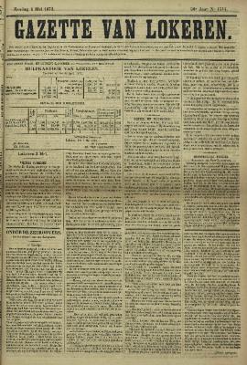 Gazette van Lokeren 04/05/1873