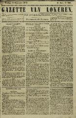 Gazette van Lokeren 16/09/1849