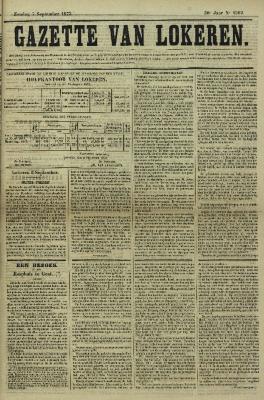 Gazette van Lokeren 07/09/1873