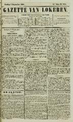 Gazette van Lokeren 09/09/1860