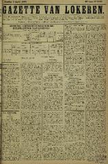 Gazette van Lokeren 05/04/1885